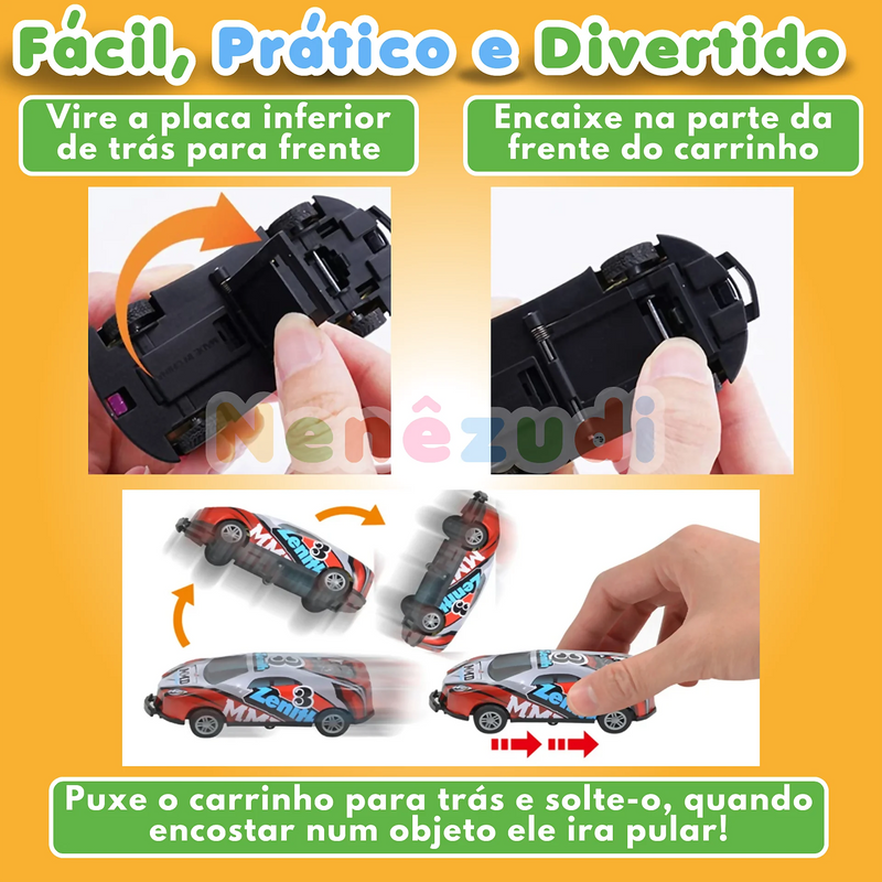 Carrinho Bate Pula (8 unidades)