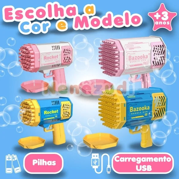 Lança Bolhas Automático + BRINDE