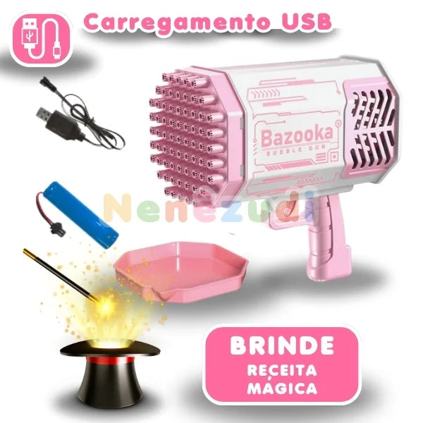 Lança Bolhas Automático + BRINDE