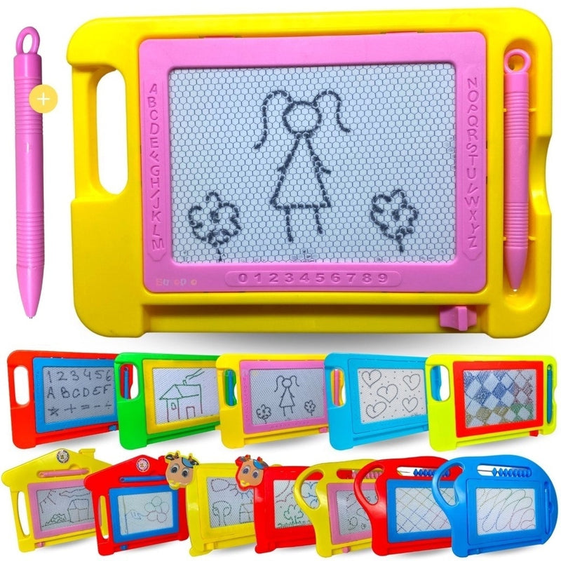 Lousa Magica Infantil Com Caneta Magnetica 20cm Quadro